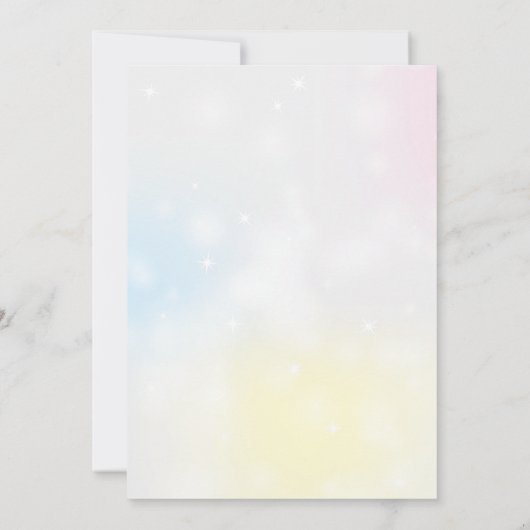 Bunny Birthday Oster Einladung (Rückseite)