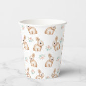 Bunny Birthday Party Cup Pappbecher (Vorderseite)