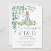 Bunny Birthday Party Invitation Einladung (Vorderseite)