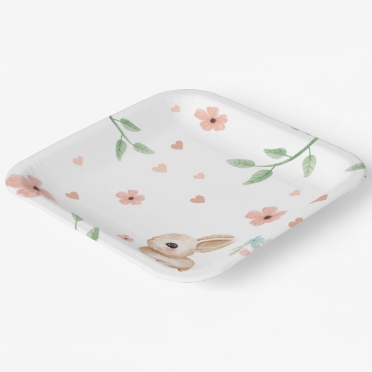 Bunny Birthday Party Paper Teller (Gewinkelt)