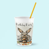 Bunny Birthday Party Pappbecher