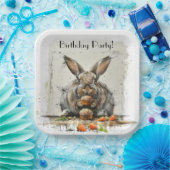 Bunny Birthday Party Pappteller (Party)