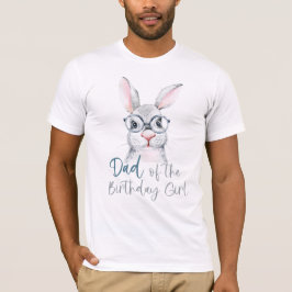 Bunny Birthday Party Vater des Geburtstags T-Shirt