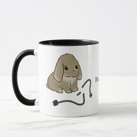 Bunny bites phone cable  tasse (Links)