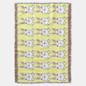 Bunny Blanket Ostersonniges Kaninchenwirbel Decken (Vorderseite Vertikal)