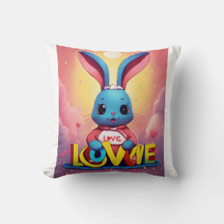 "Bunny Bliss Accent Pillow" Kissen