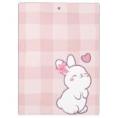 Bunny Bliss Clipboard Klemmbrett (Rückseite)