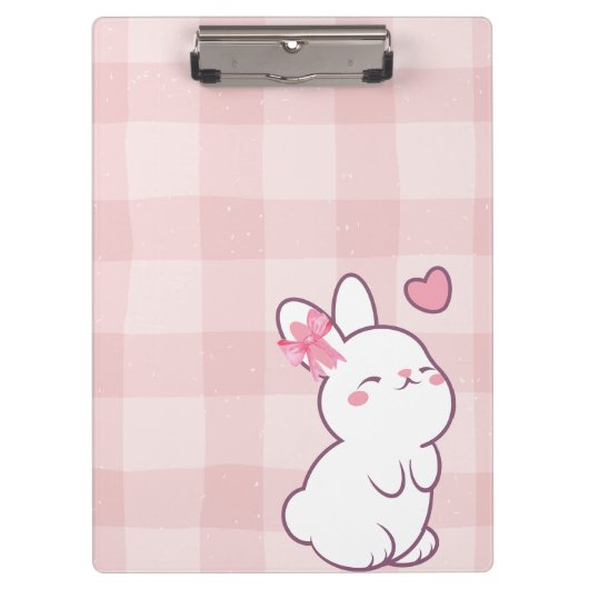 Bunny Bliss Clipboard Klemmbrett (Vorderseite)