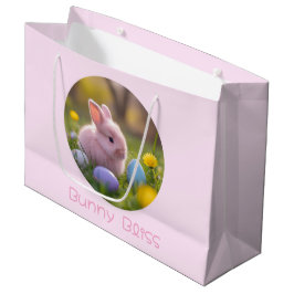 Bunny Bliss Fluffy Pink Bunny Oaster Grosses Gesch Große Geschenktüte