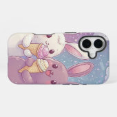 Bunny Bliss - Kawaii Anime Phone Case iPhone 16 Hülle (Rückseite (Horizontal))