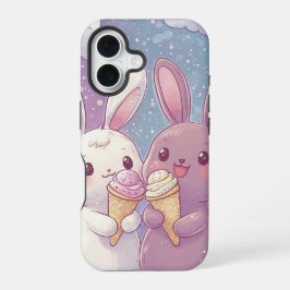 Bunny Bliss - Kawaii Anime Phone Case iPhone 16 Hülle