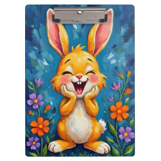 Bunny Bliss Klemmbrett (Vorderseite)