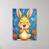 Bunny Bliss Leinwanddruck (Vorderseite)