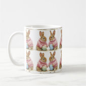 Bunny Bliss: Ostern Elegante entfesselt 🐰 ✨ Kaffeetasse (Links)
