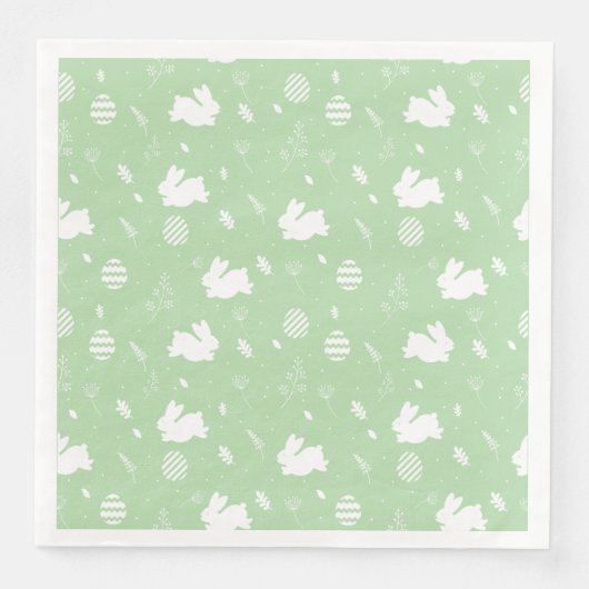 Bunny Bliss - Ostern Napkin Charm Serviette (Vorderseite)