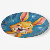 Bunny Bliss Pappteller (Schrägansicht)