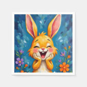Bunny Bliss Serviette (Vorderseite)