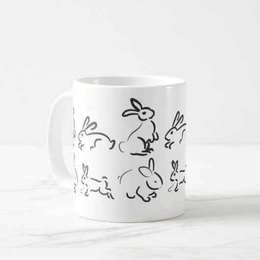 Bunny Bliss Tasse (Vorderseite Links)
