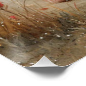 Bunny Bliss Verzauberung: Ein bisschen Whimsy Bunn Poster (Ecke)