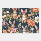 Bunny Bliss Wrapping Paper Set Geschenkpapier Set (Vorderseite 2)