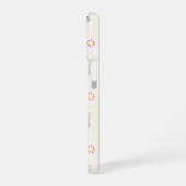 Bunny Bloom Delight iPhone 16 Hülle (Linke Seite)