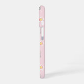 Bunny Bloom Delight iPhone 16 Hülle (Linke Seite)