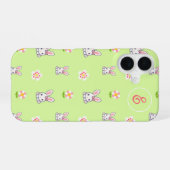 Bunny Bloom Delight iPhone 16 Hülle (Rückseite (Horizontal))