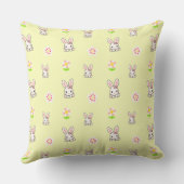 Bunny Bloom Delight Kissen (Rückseite)