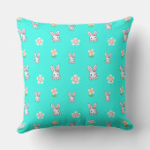 Bunny Bloom Delight Kissen (Rückseite)