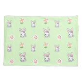 Bunny Bloom Delight Kissenbezug (Rückseite-Links)