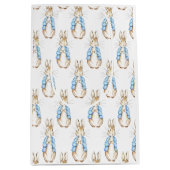 Bunny Blue Baby Dusche Mittlere Geschenktüte (Vorderseite)