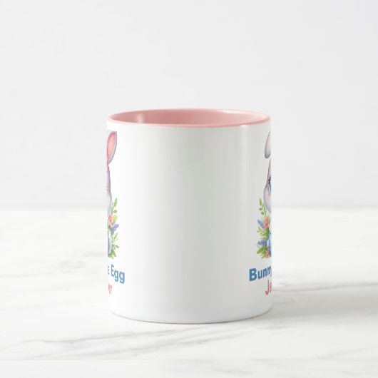 Bunny Blue Egg Tasse (Zentrum)