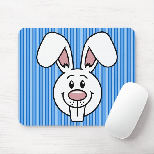 Bunny (Blue) Mousepad (Mit Mouse)
