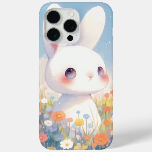 Bunny Blume Bliss Case-Mate iPhone Hülle (Rückseite)