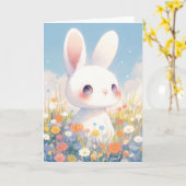 Bunny Blume Bliss Karte (Gelbe Blume)