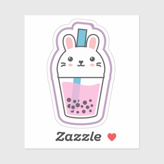 Bunny Boba Aufkleber (Blatt)