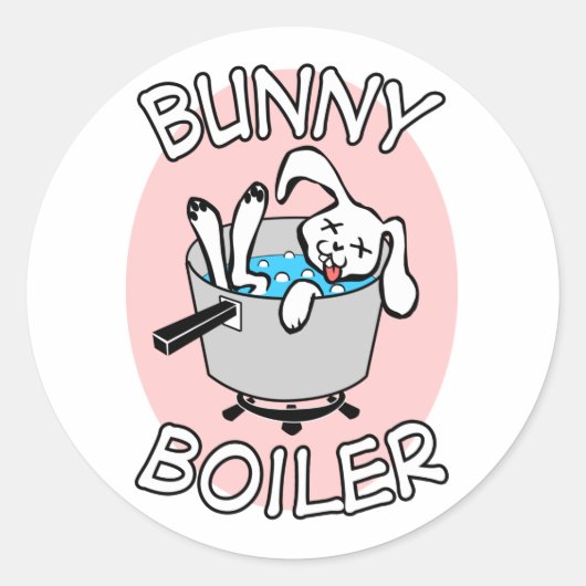 Bunny Boiler Sticker (Vorderseite)