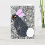 Bunny 🐰 Boo Karte (Vorderseite)