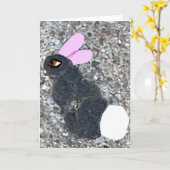 Bunny 🐰 Boo Karte (Gelbe Blume)