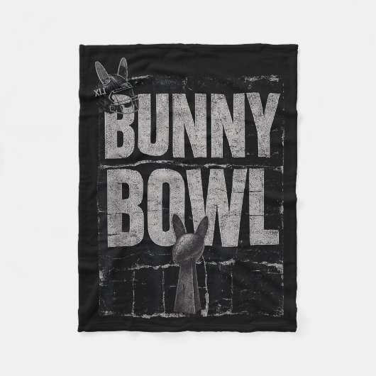 Bunny Bowl Funny Halftime Show 2026  Fleecedecke (Vorderseite)
