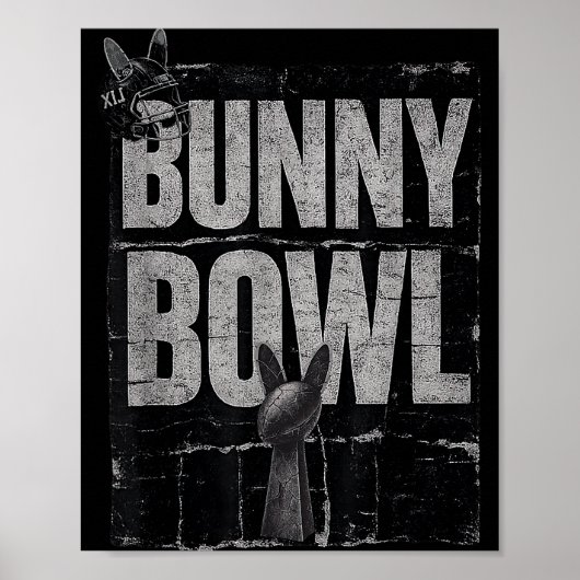 Bunny Bowl Lustige Halbzeitshow 2026 Poster (Vorne)