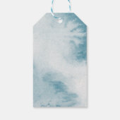 Bunny Boy Baby Dusche Danke fürs Hopping By Geschenkanhänger (Rückseite)