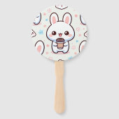 Bunny Brew Pattern Fächer (Rückseite)