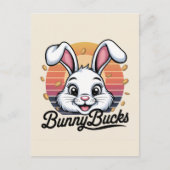 Bunny Bucks Postkarte (Vorderseite)