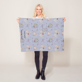 Bunny Buddies Baby Fleece Blanket