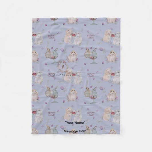 Bunny Buddies Baby Fleece Blanket (Vorderseite)