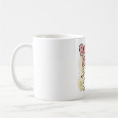 Bunny Buds Cute Pastel Spring Kaffeetasse (Links)