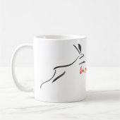 Bunny Bunny Original Malerei Rabbit Tasse (Links)