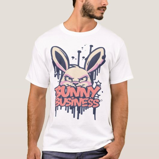 Bunny Business T-Shirt (Vorderseite)