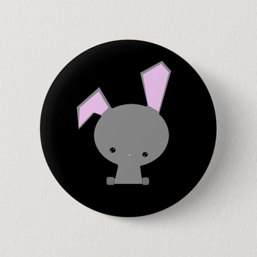 Bunny Button Button Kawaii Niedlich (Vorderseite)